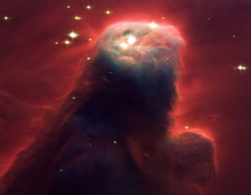 Cone Nebula,  2. April 2002, Hubble Space Telescope